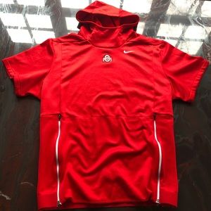 Nike Ohio State Sideline Therma ShortSleeve Hoodie